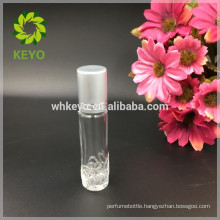 8ml 10ml 15ml transparent roller ball bottle essential oil perfume glass bottles with screw cap